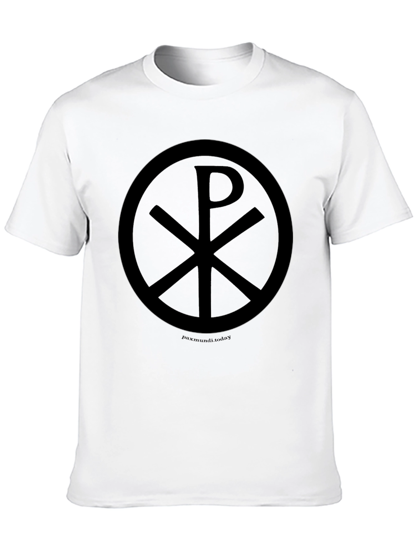 Chi Rho Symbol T-Shirt - Christian Peace Design