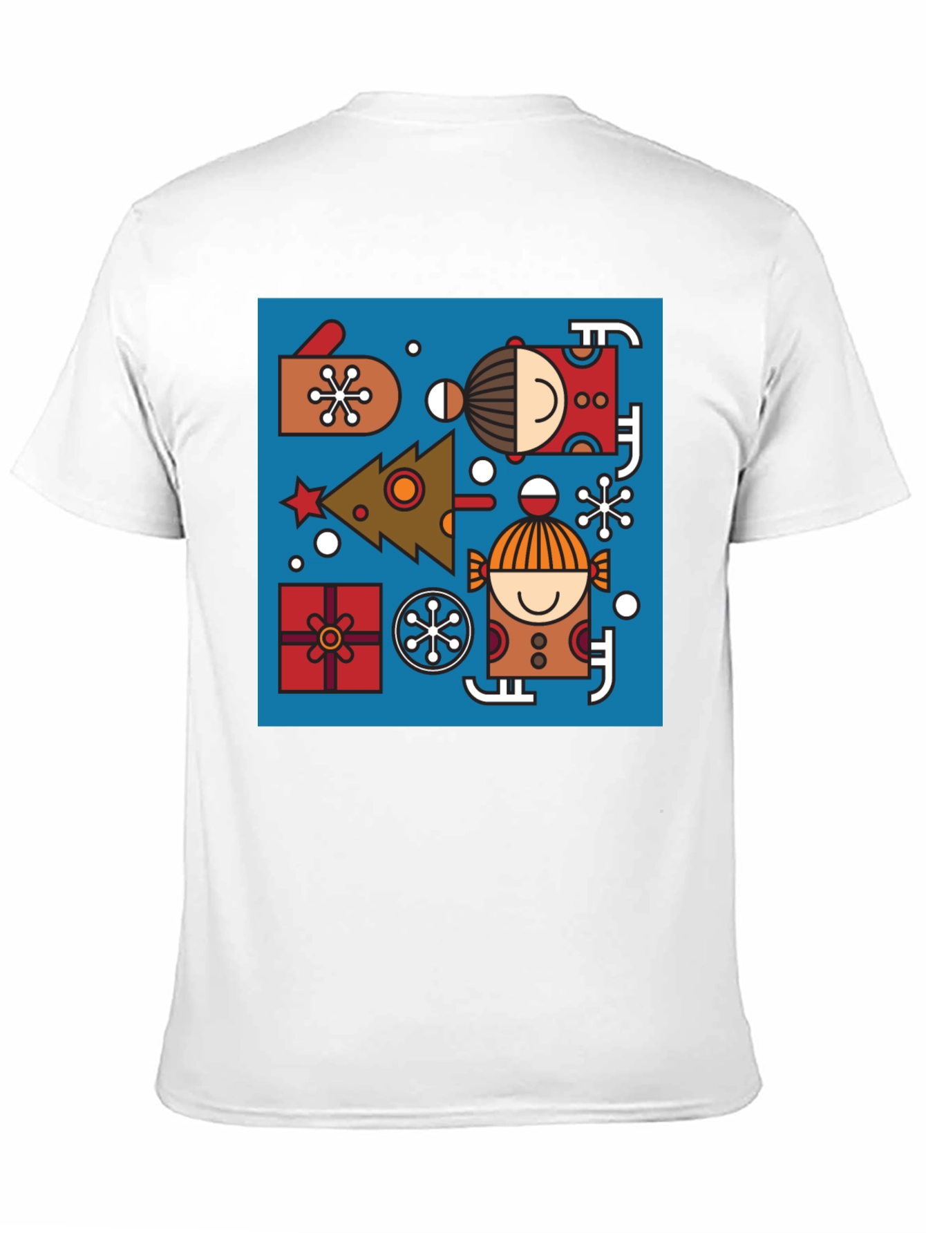 Festive Geometric Christmas Tee