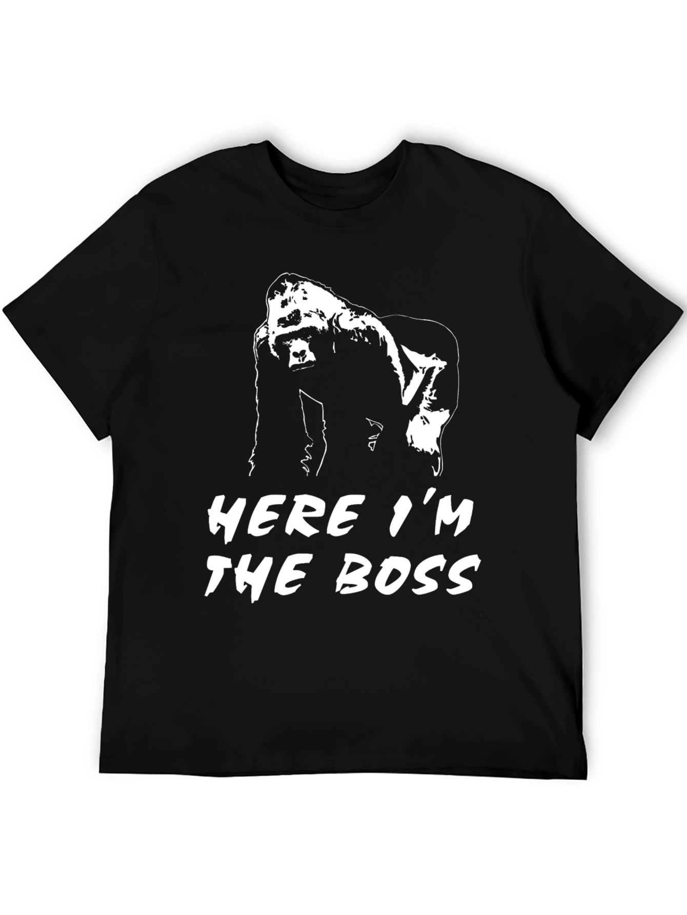 Here Im The Boss Gorilla Graphic Tee