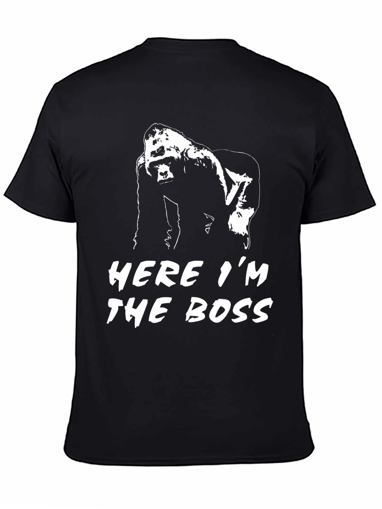 Here Im The Boss Gorilla Graphic Tee