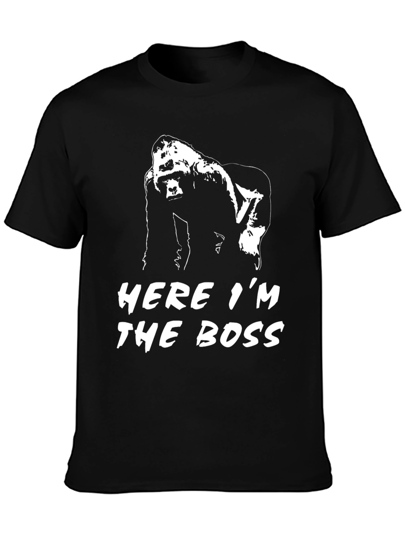 Here Im The Boss Gorilla Graphic Tee