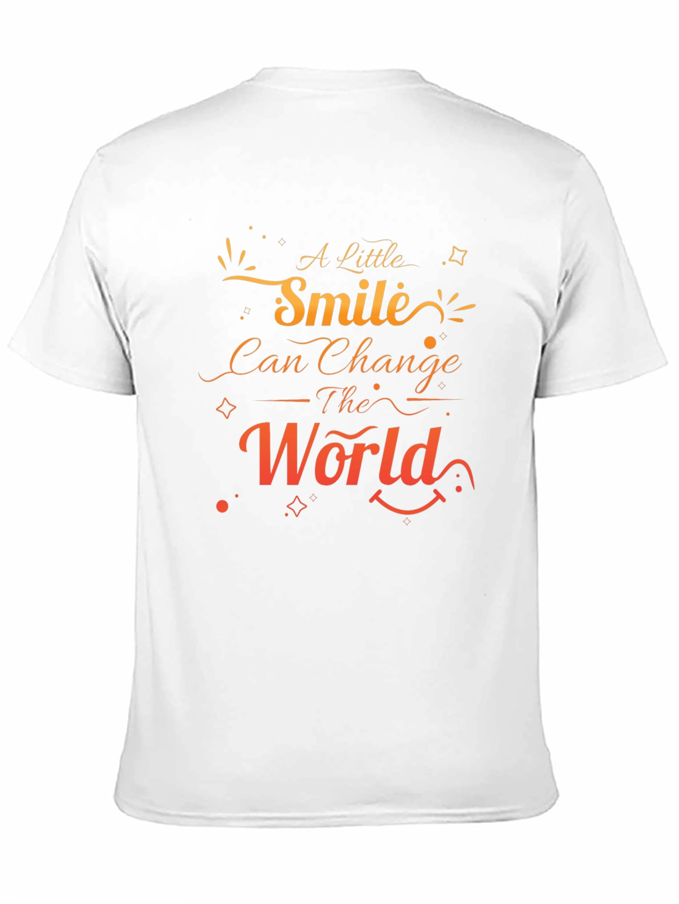 Smile Changes the World Black Graphic Tee