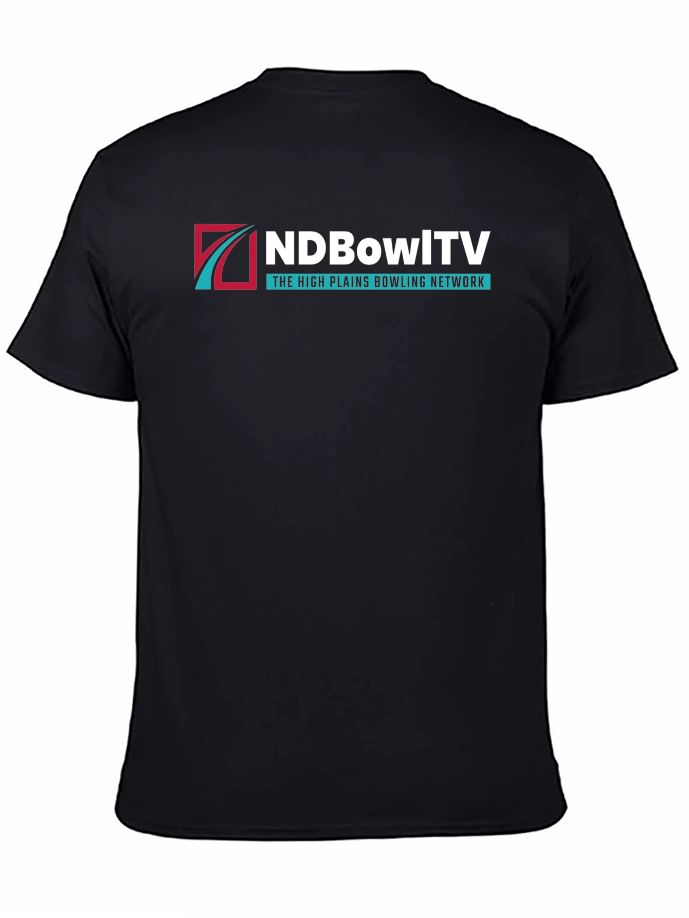 NDBowlTV High Plains Bowling Network Black T-Shirt