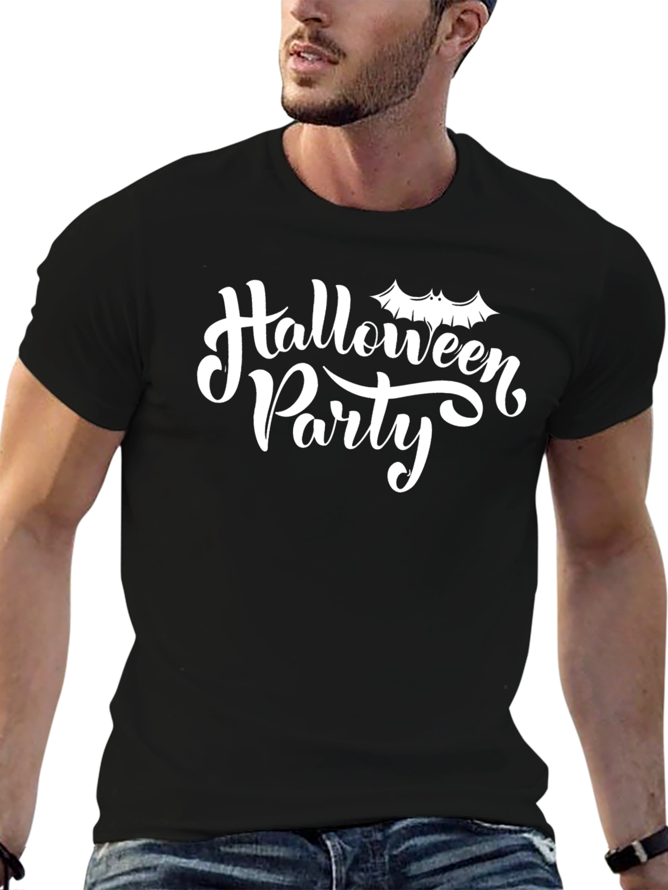 Halloween Party T-Shirt - Bat Graphic