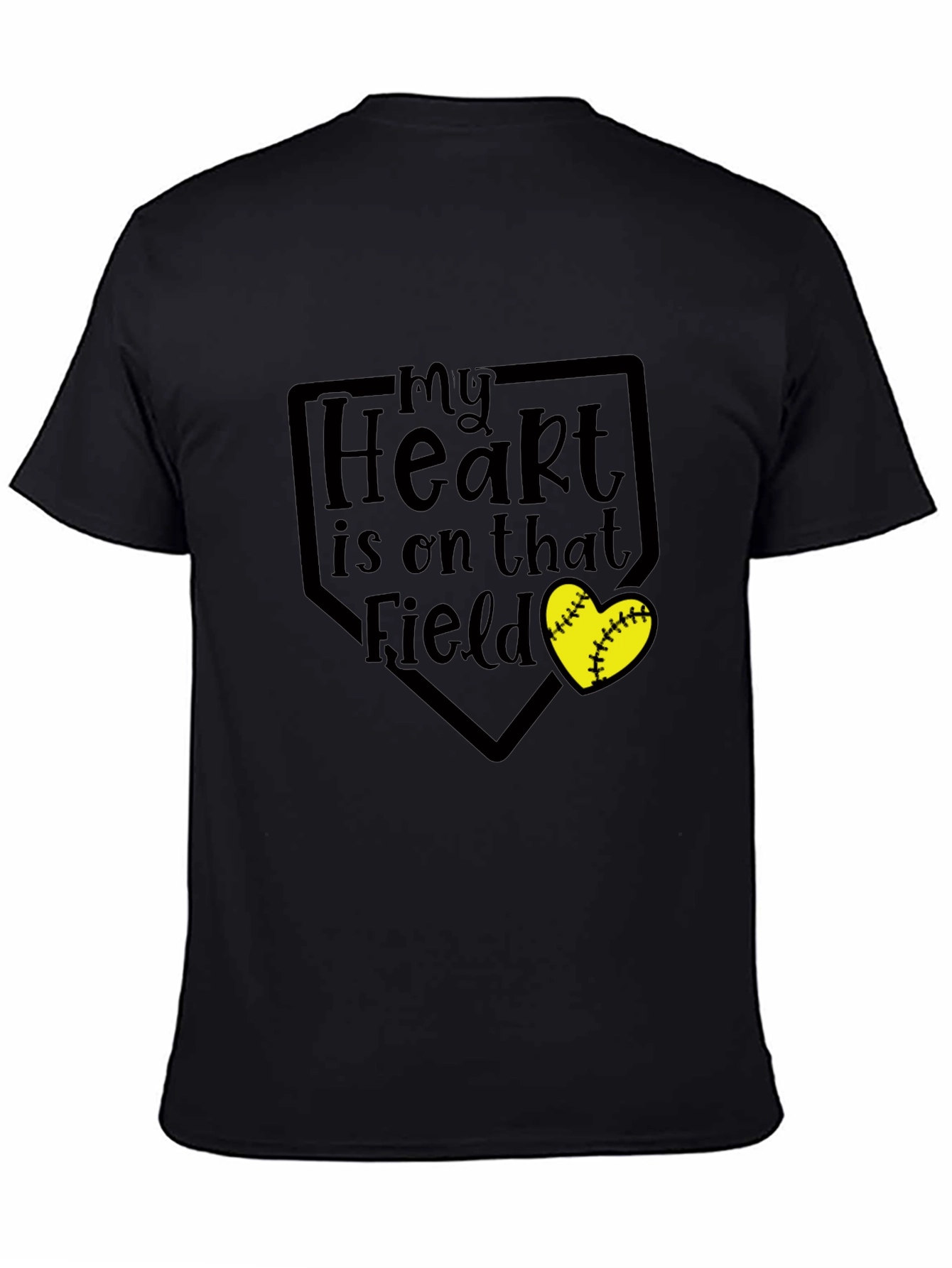 My Heart is on That Field Graphic Tee