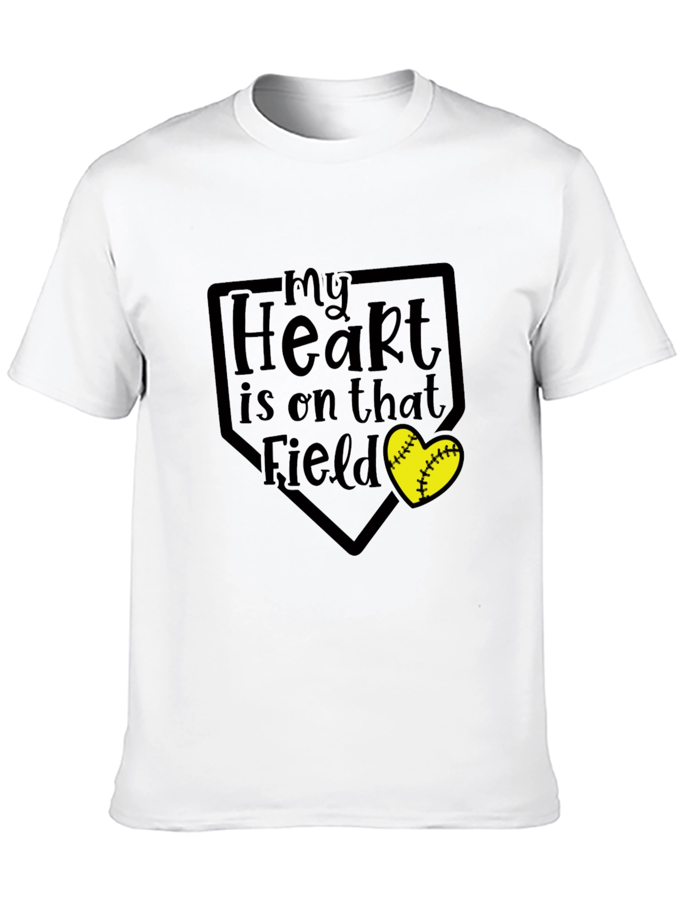 My Heart is on That Field Graphic Tee