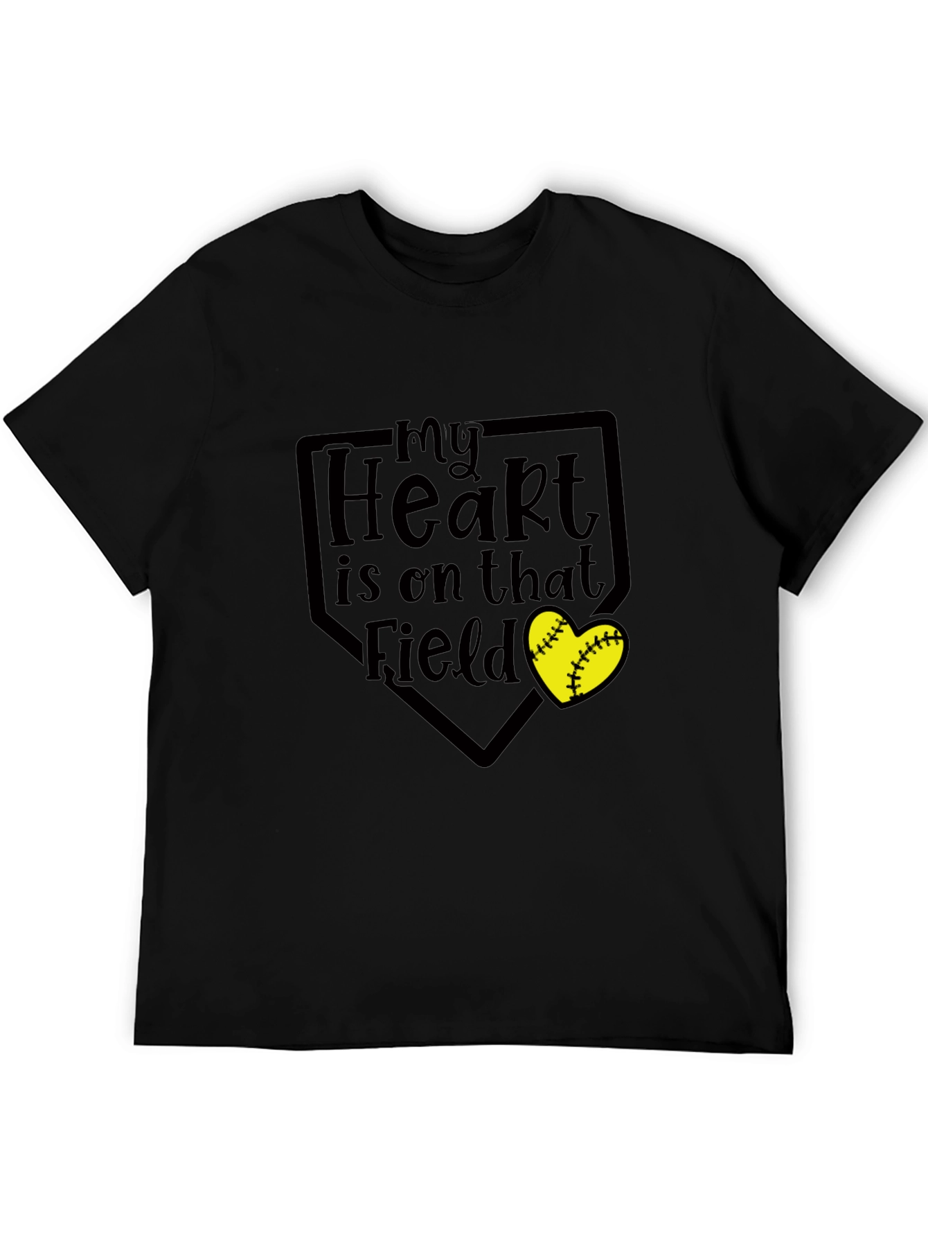 My Heart is on That Field Graphic Tee