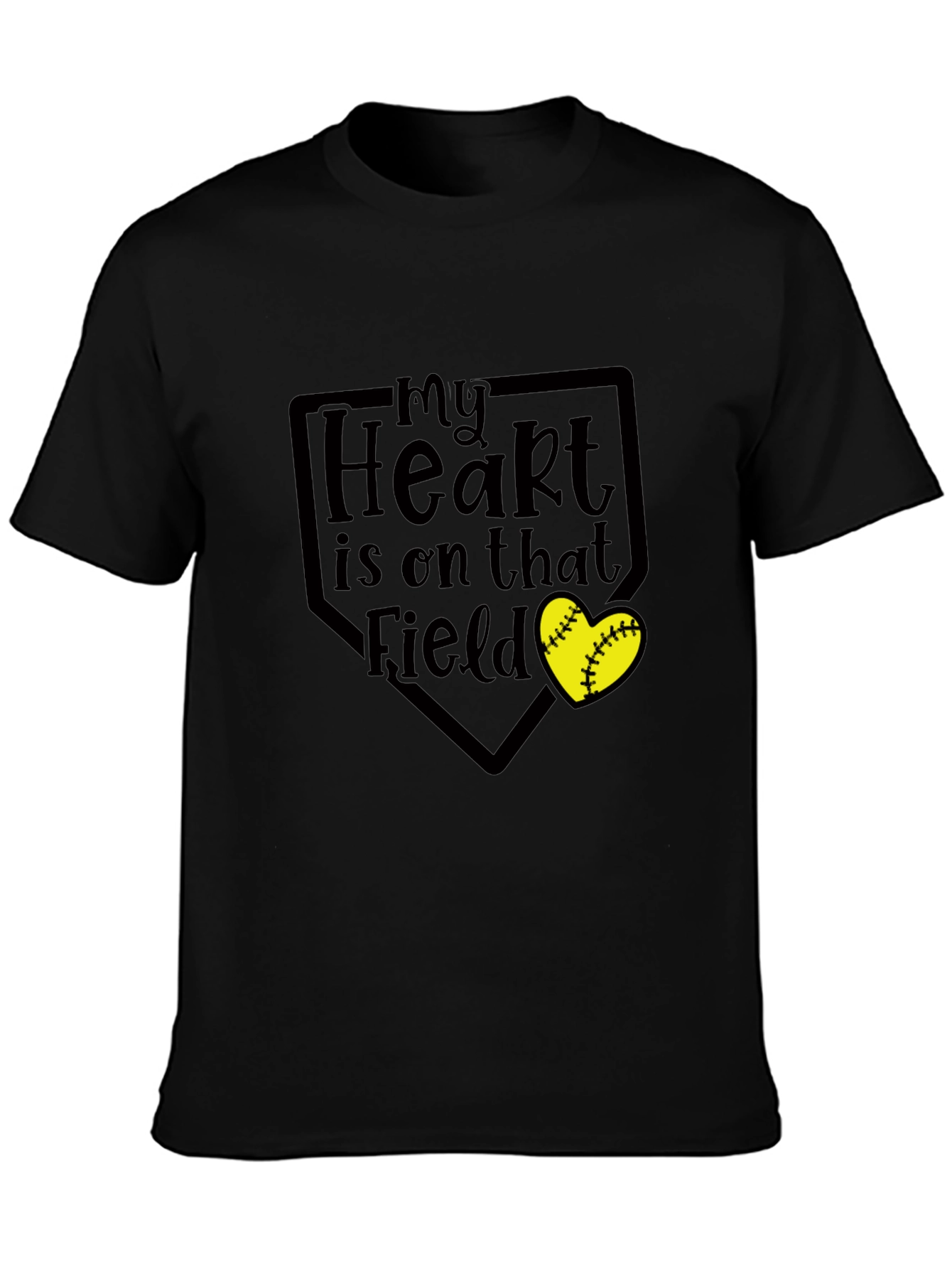 My Heart is on That Field Graphic Tee