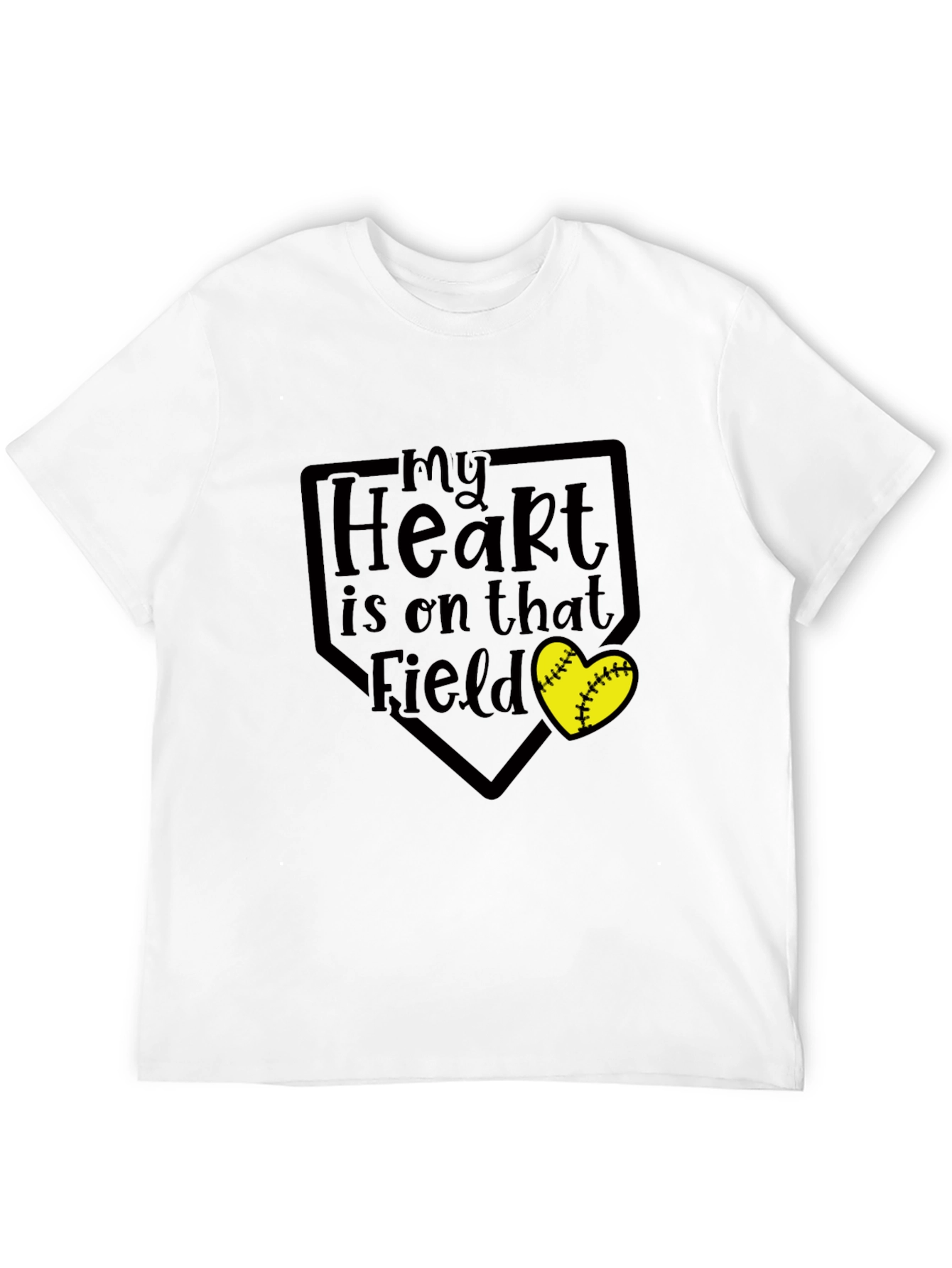 My Heart is on That Field Graphic Tee