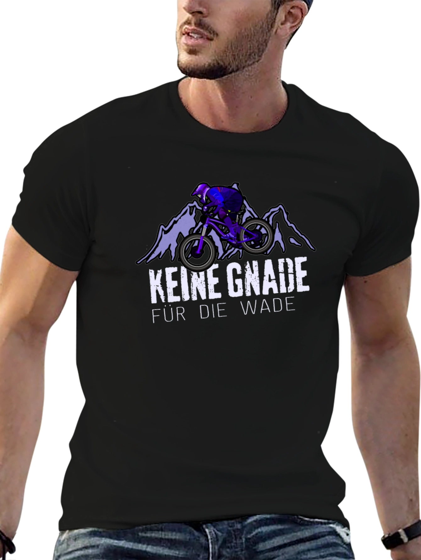Keine Gnade T-Shirt Mountain Bike Design