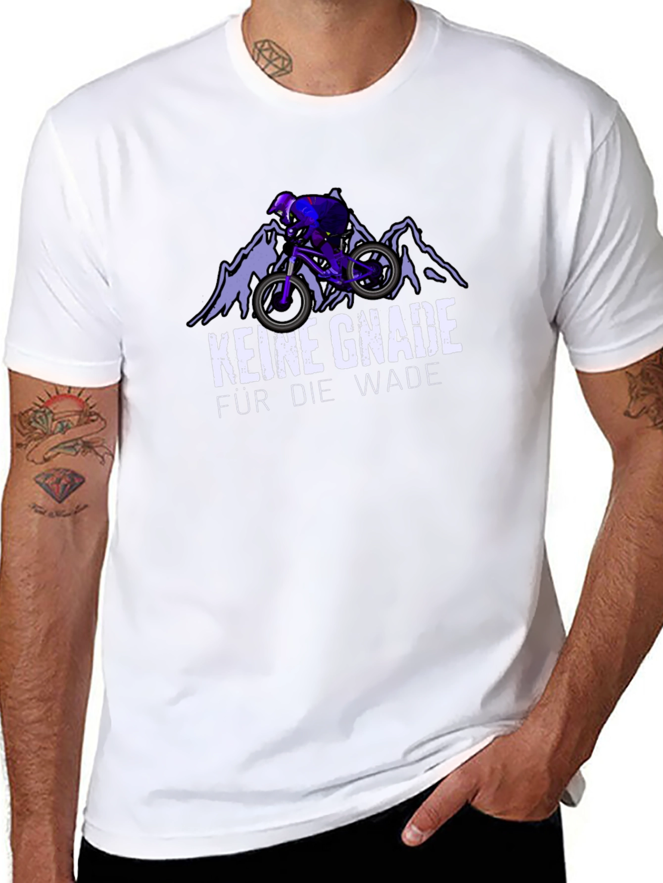 Keine Gnade T-Shirt Mountain Bike Design