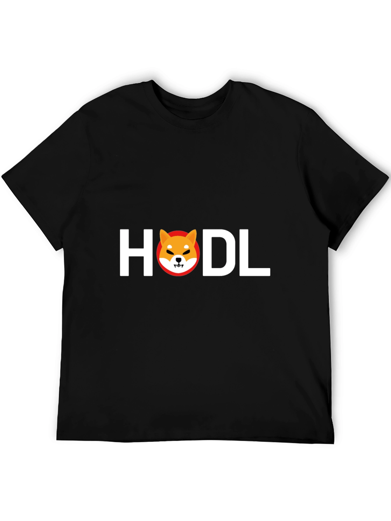 HODL Shiba Inu Black T-Shirt