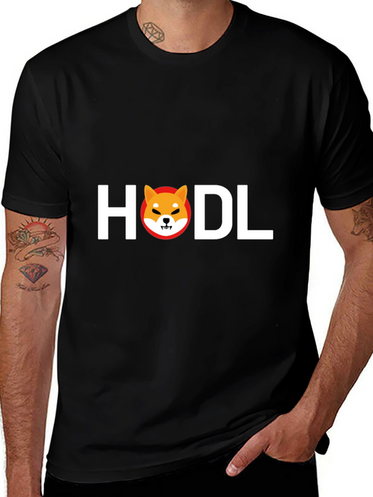 HODL Shiba Inu Black T-Shirt