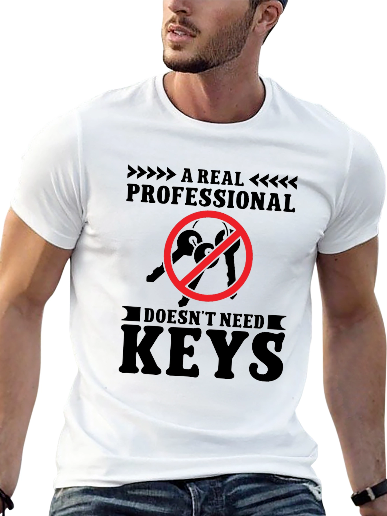 A Real Professional T-Shirt - Funny Locksmith Tee