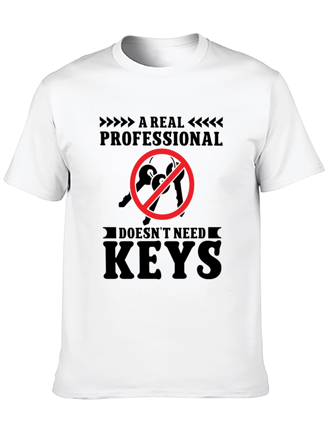 A Real Professional T-Shirt - Funny Locksmith Tee