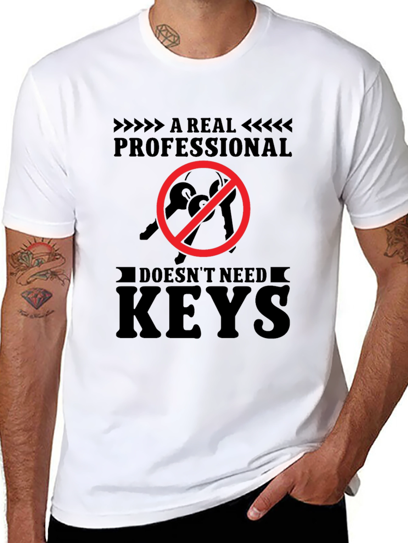 A Real Professional T-Shirt - Funny Locksmith Tee