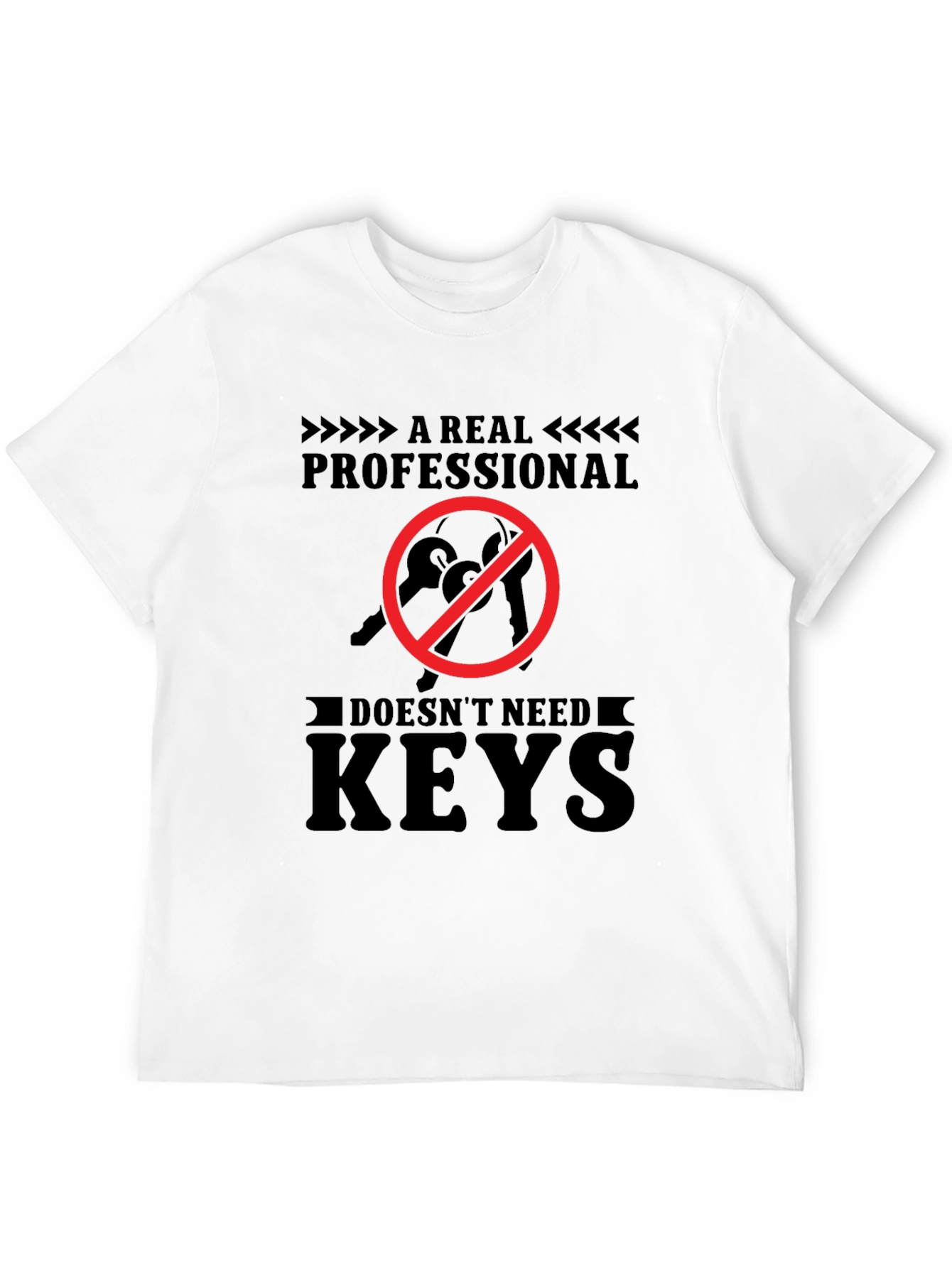 A Real Professional T-Shirt - Funny Locksmith Tee