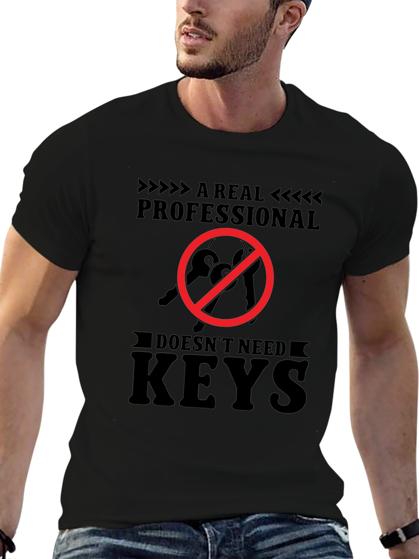 A Real Professional T-Shirt - Funny Locksmith Tee