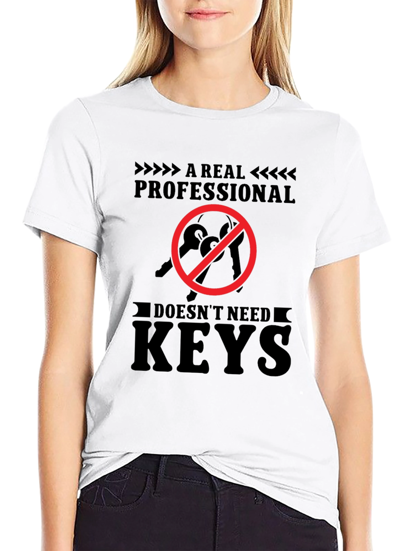A Real Professional T-Shirt - Funny Locksmith Tee