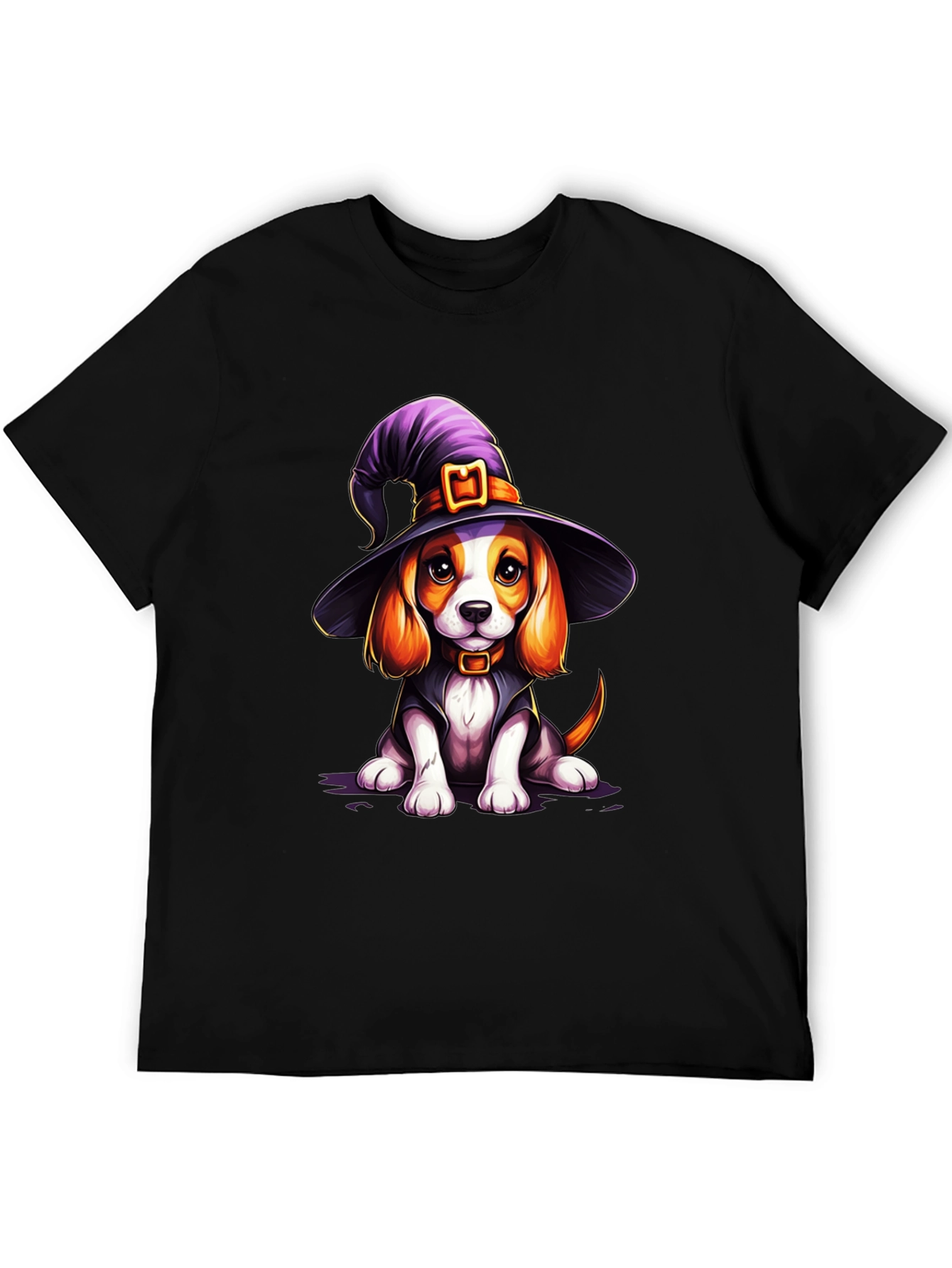 Witch Dog T-Shirt Halloween