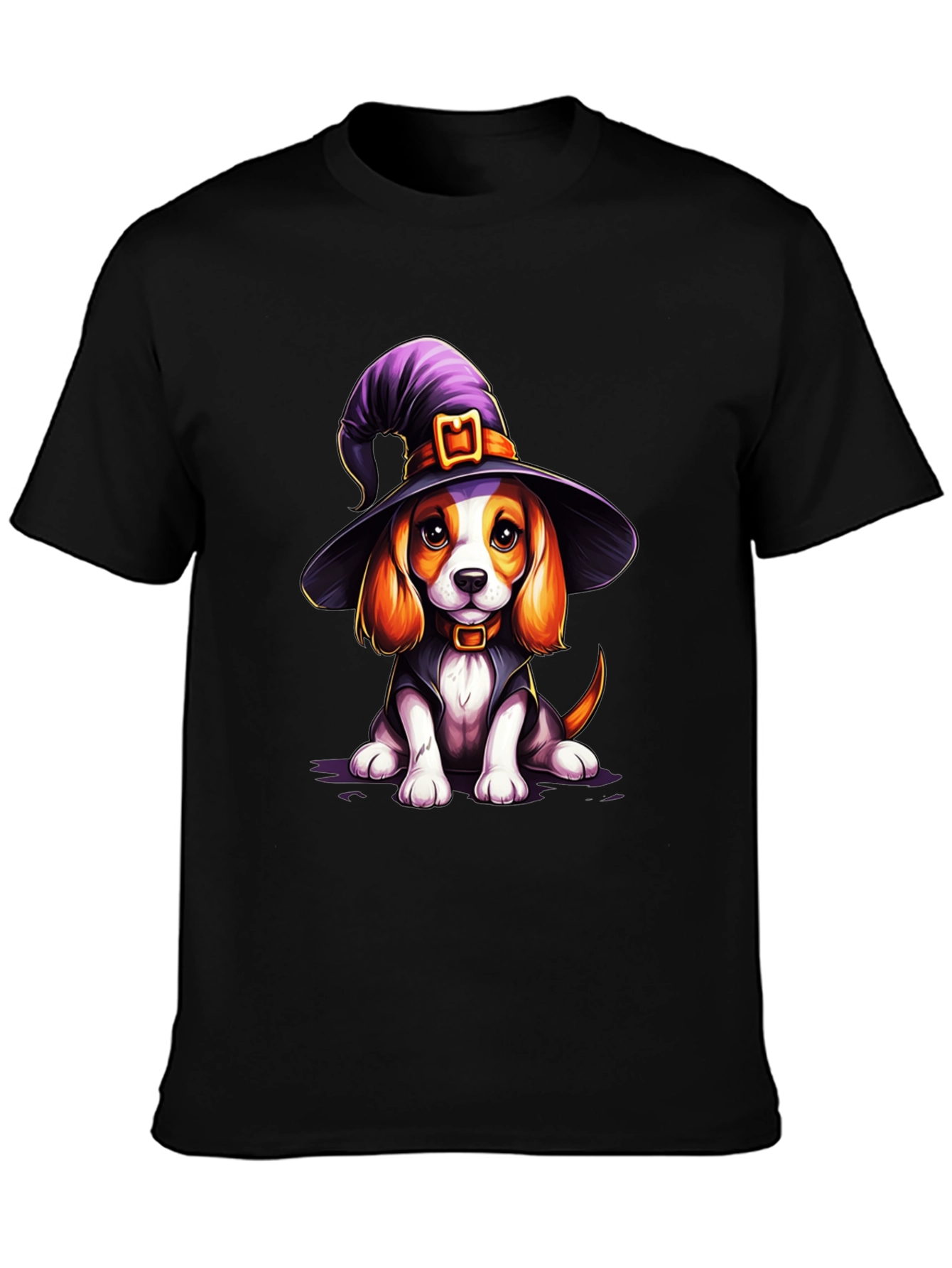 Witch Dog T-Shirt Halloween