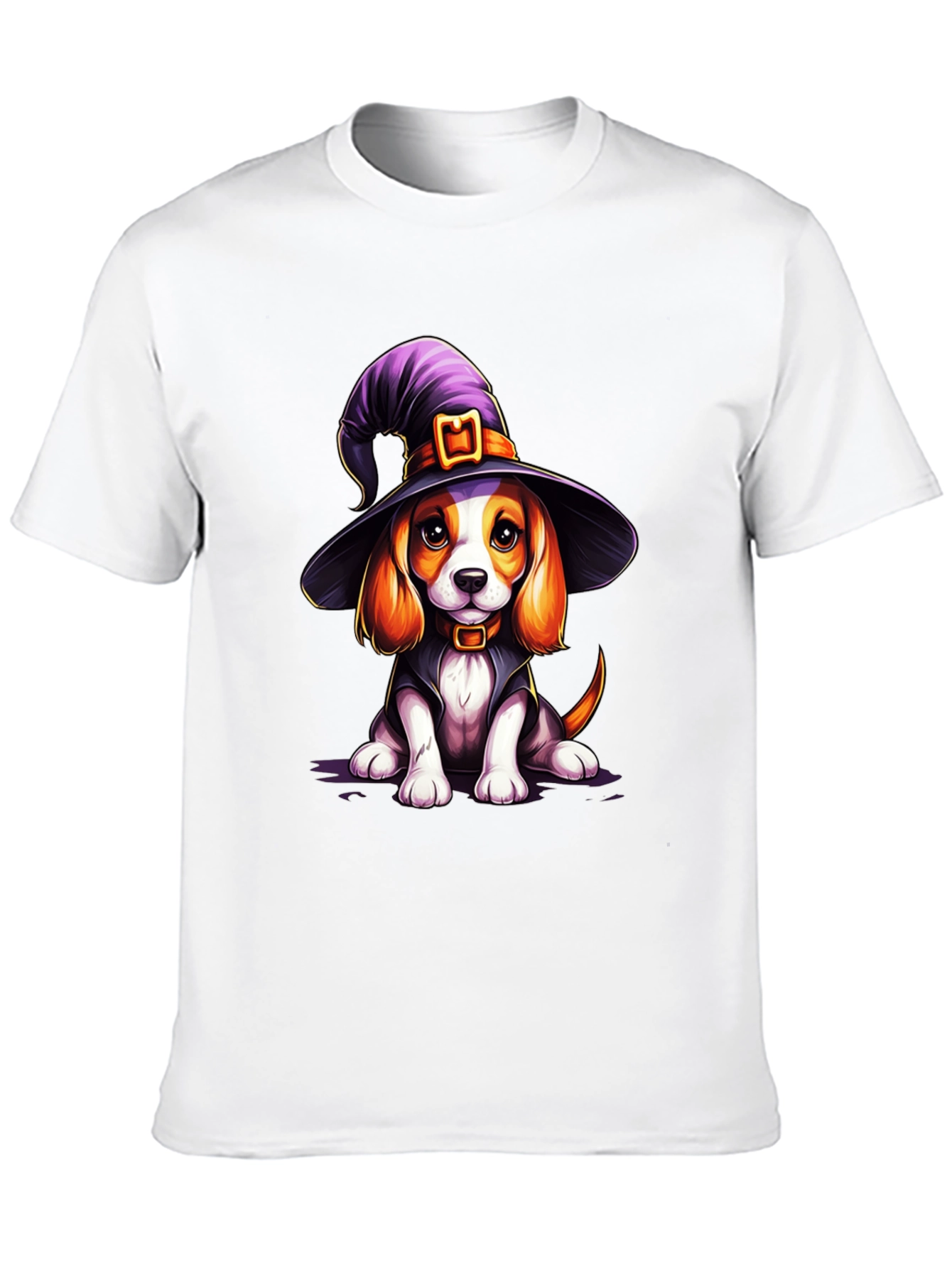 Witch Dog T-Shirt Halloween