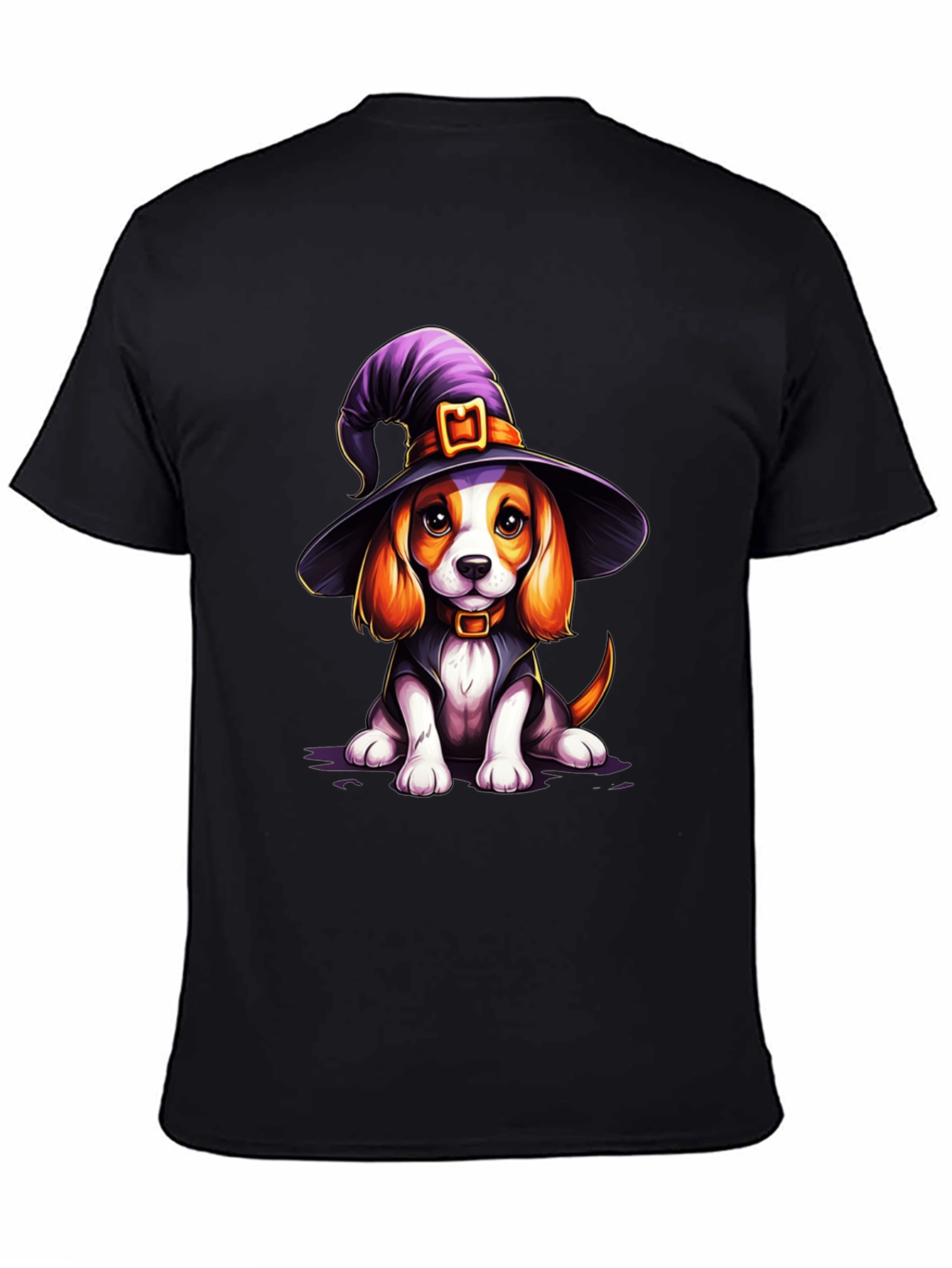 Witch Dog T-Shirt Halloween