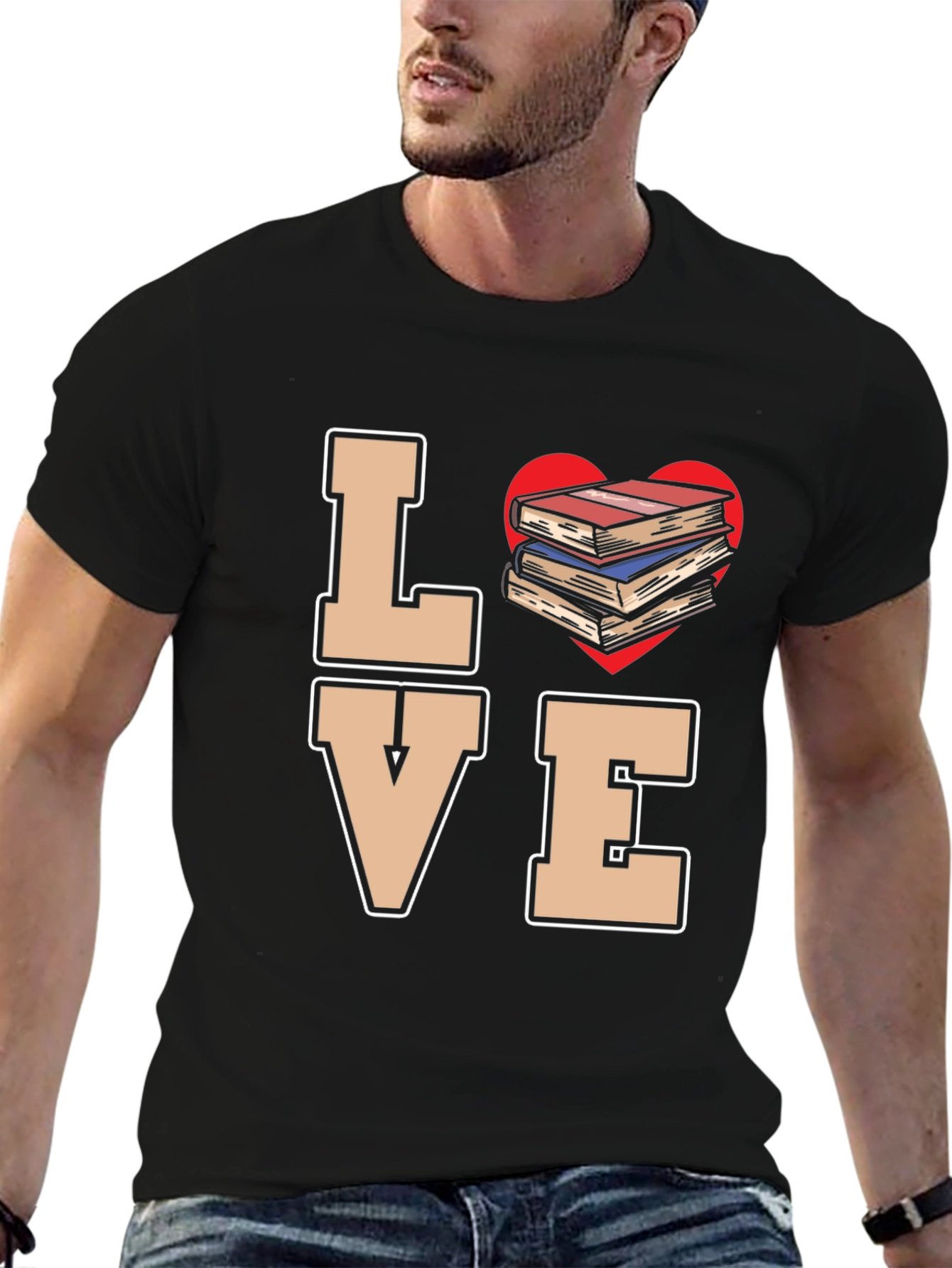 Love Books T-Shirt for Readers & Book Lovers