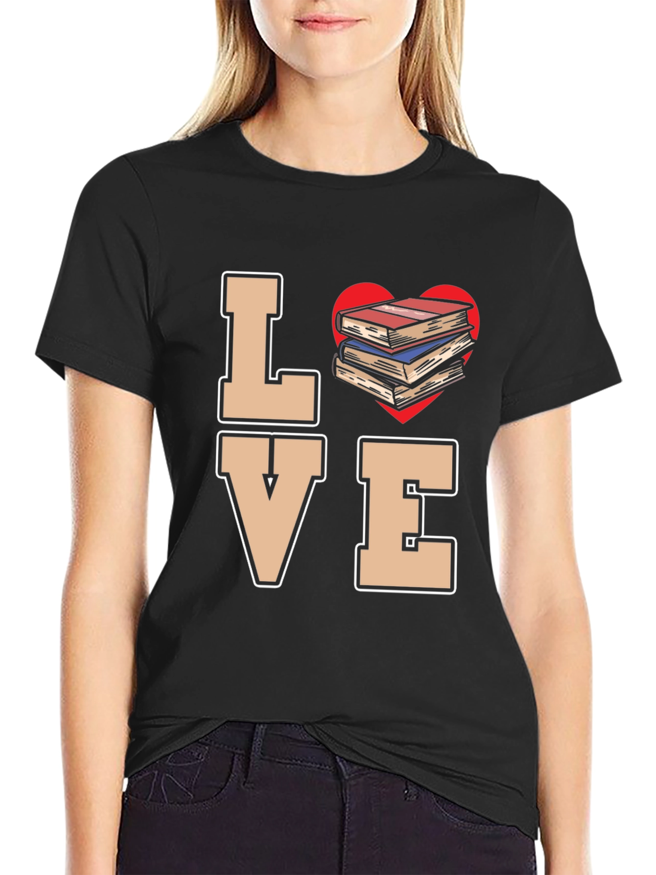 Love Books T-Shirt for Readers & Book Lovers