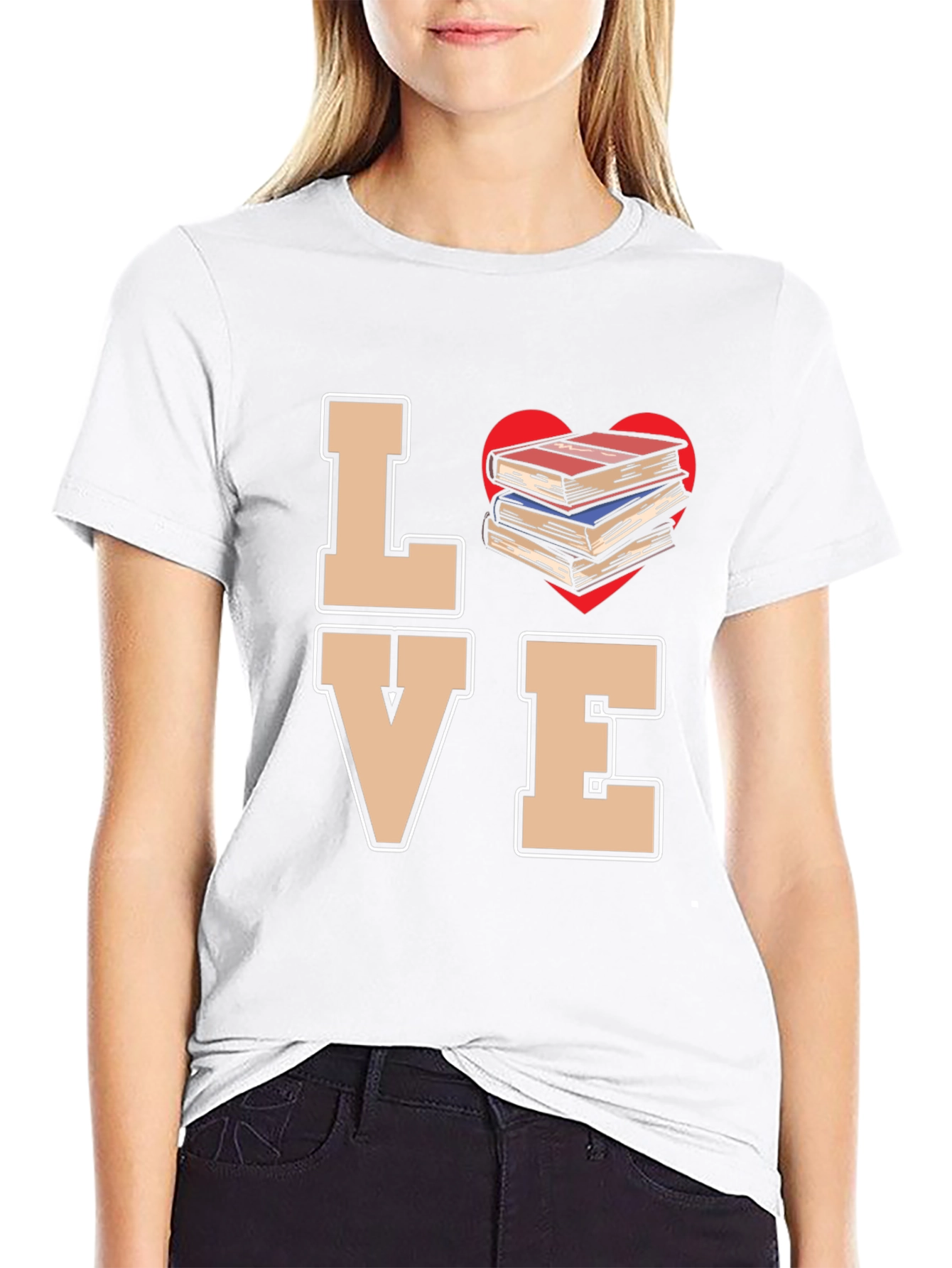Love Books T-Shirt for Readers & Book Lovers
