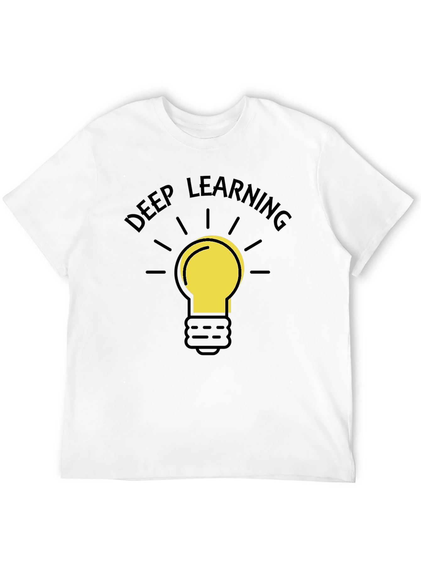 Deep Learning Idea T-Shirt - Black Cotton Tee
