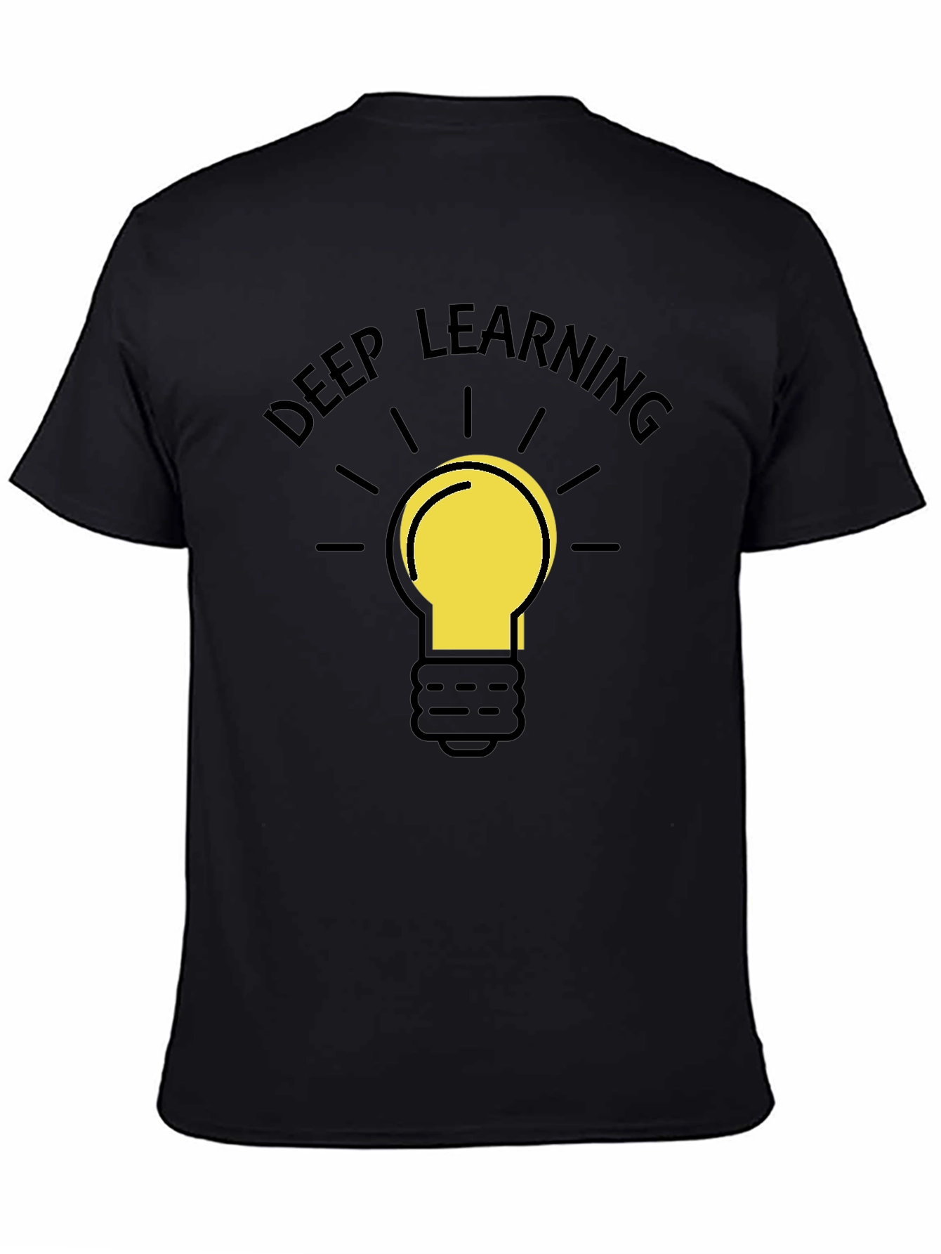 Deep Learning Idea T-Shirt - Black Cotton Tee
