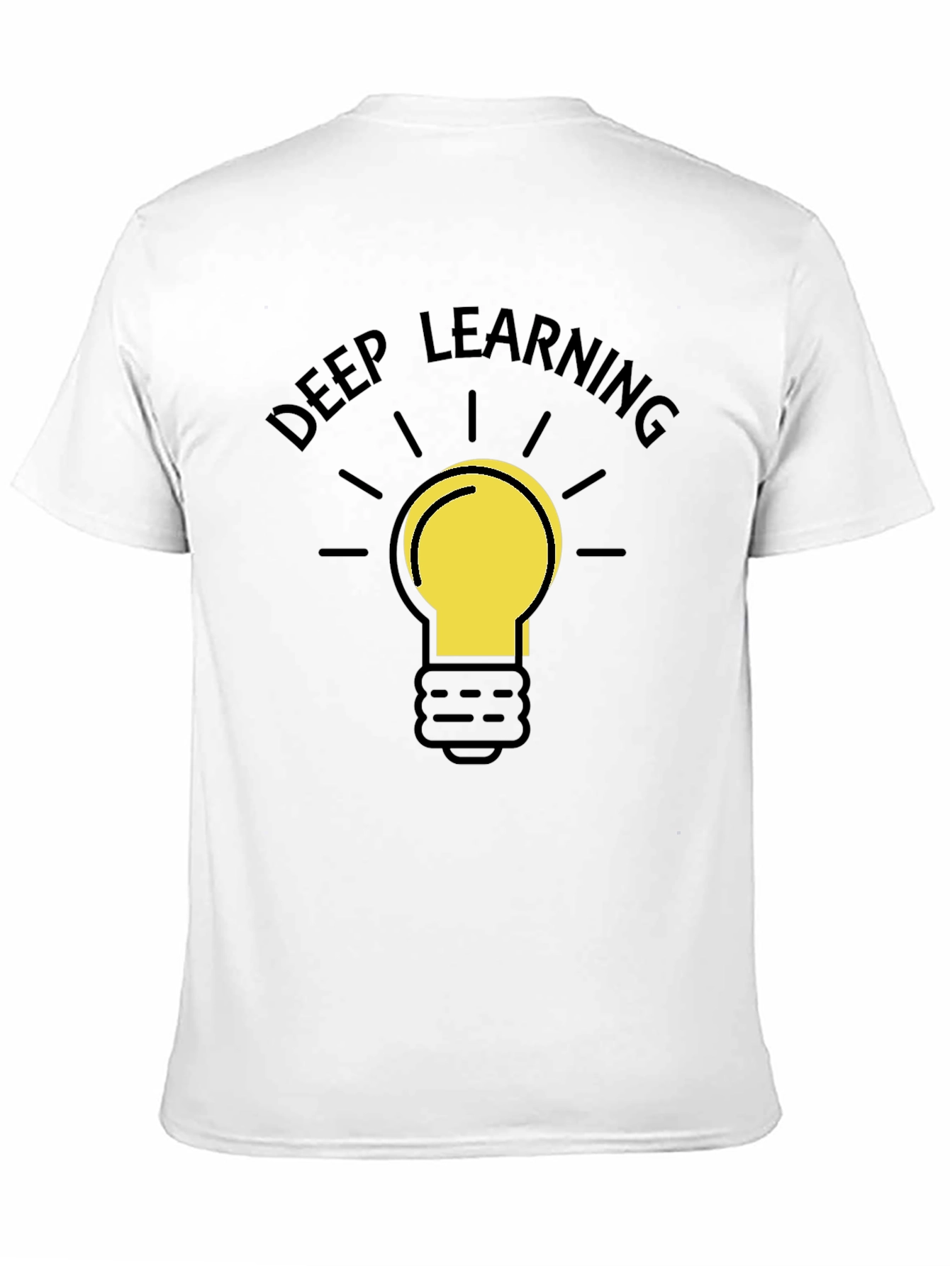Deep Learning Idea T-Shirt - Black Cotton Tee