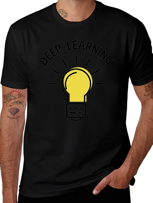 Deep Learning Idea T-Shirt - Black Cotton Tee