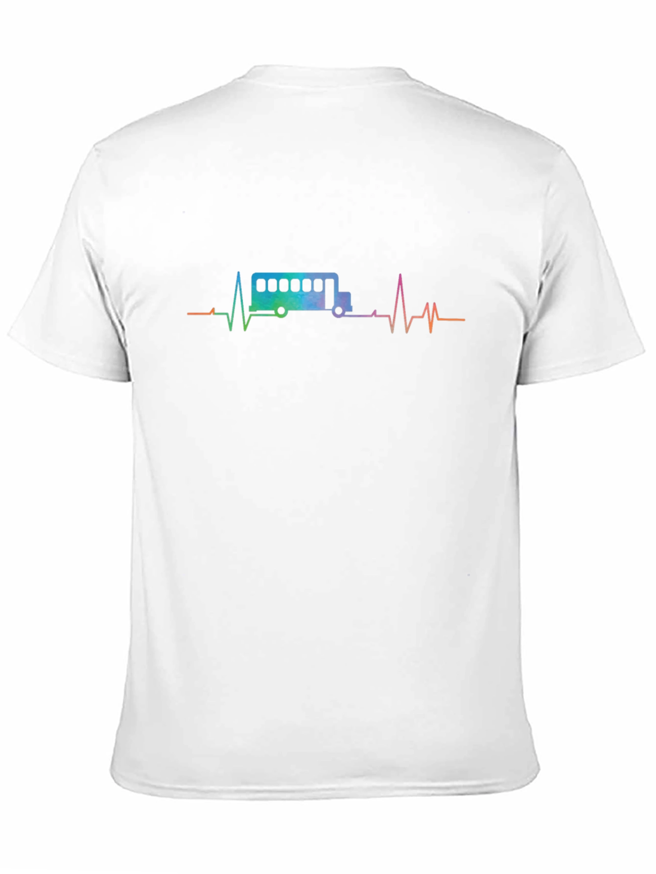 Bus Heartbeat T-Shirt - Driver Travel Transit
