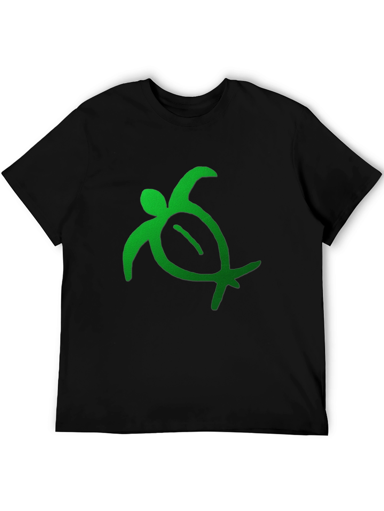 Green Turtle Graphic Tee - Casual Comfort