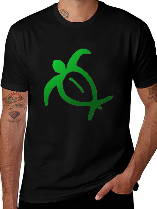 Green Turtle Graphic Tee - Casual Comfort