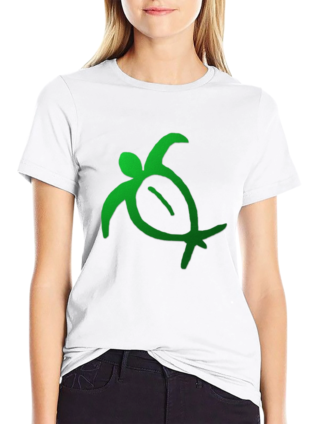Green Turtle Graphic Tee - Casual Comfort