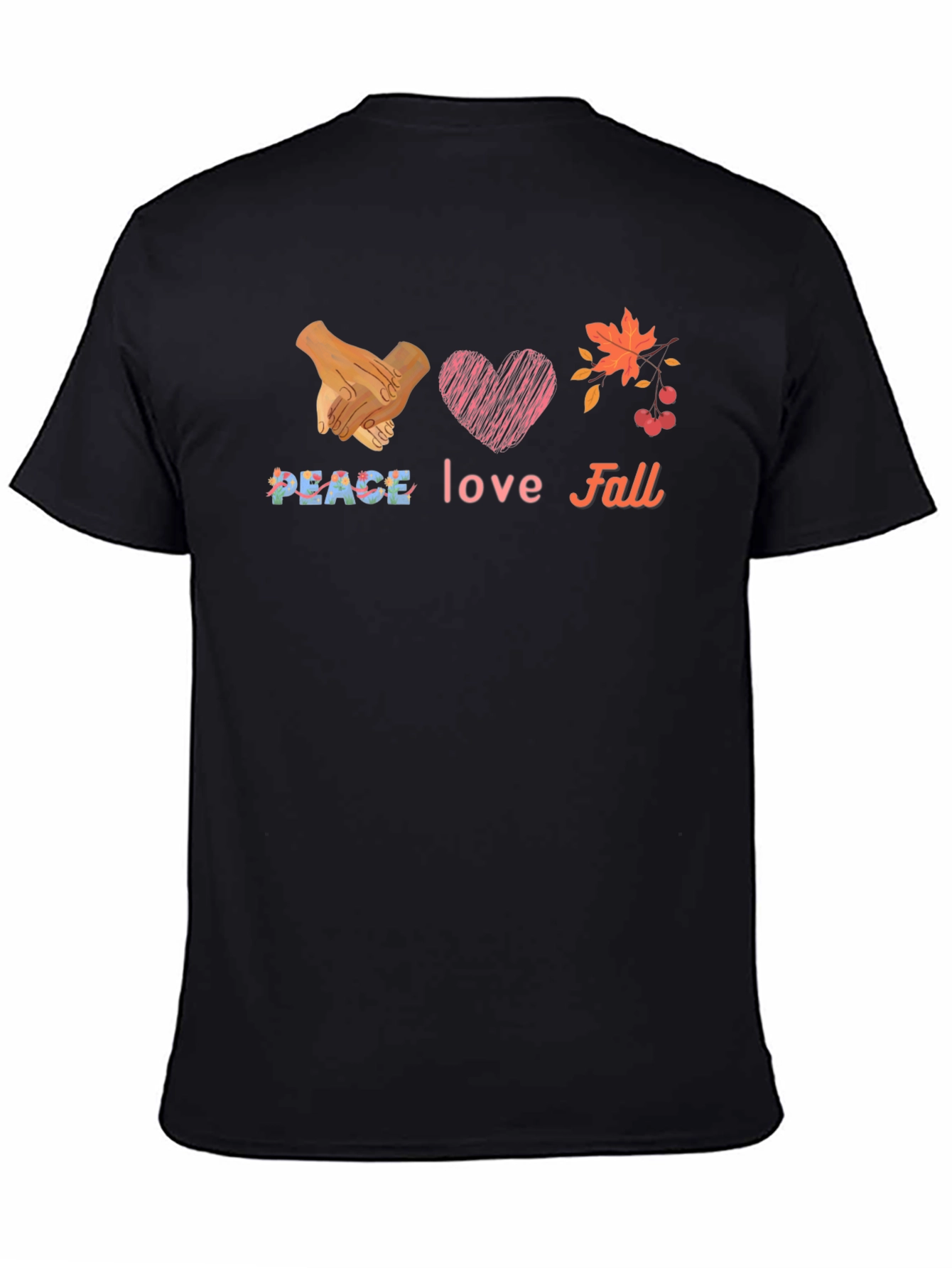 Peace Love Fall Graphic T-Shirt