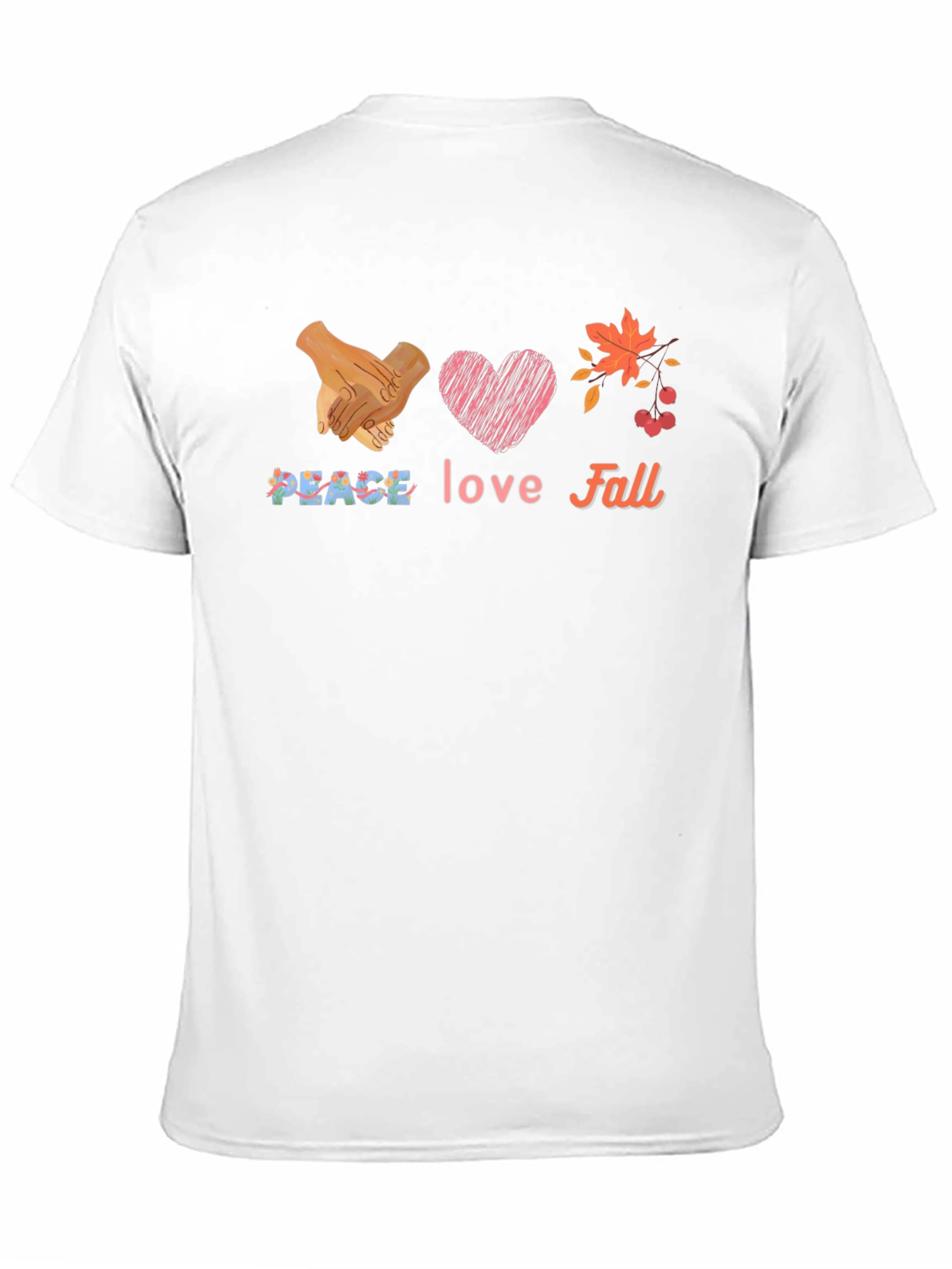Peace Love Fall Graphic T-Shirt