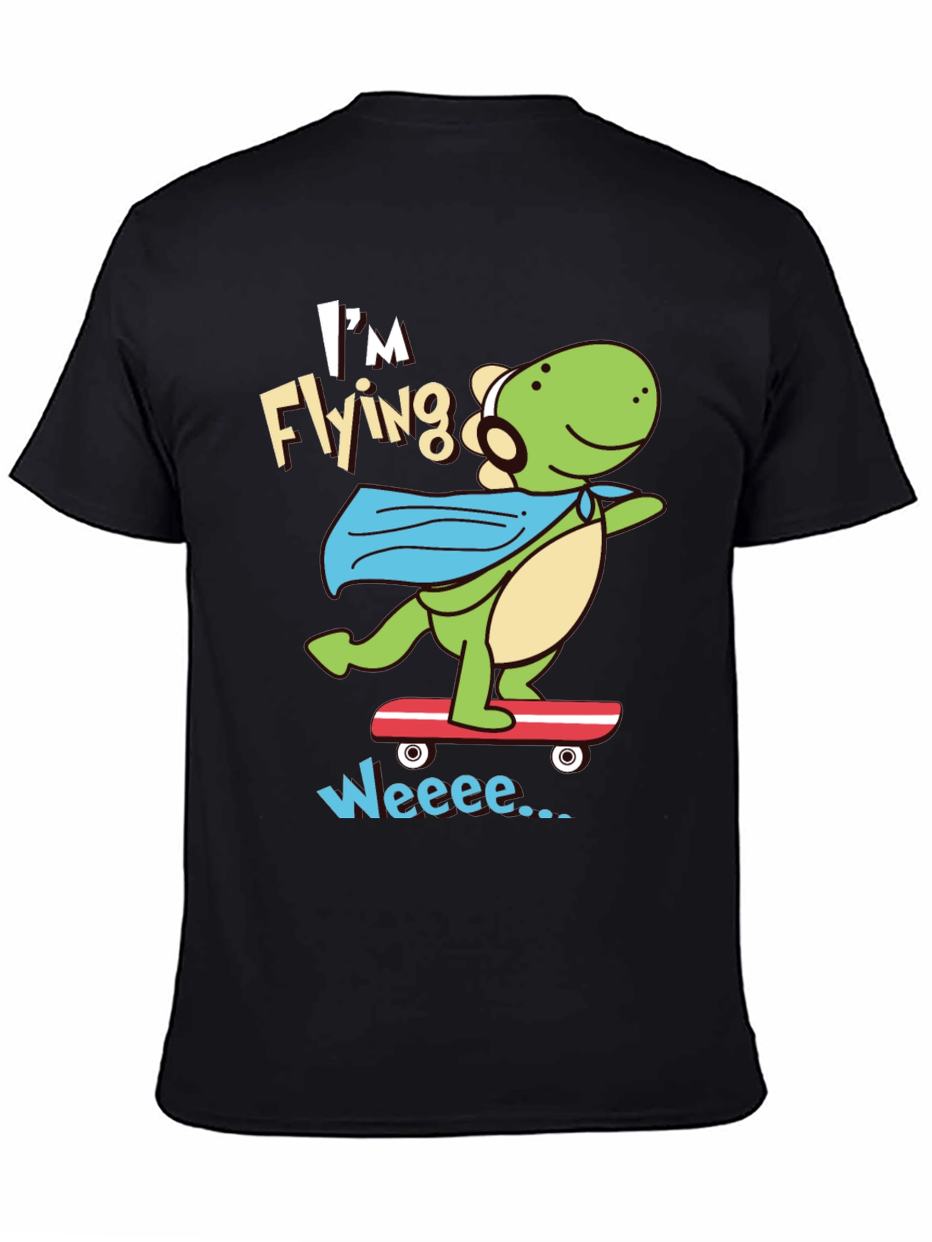 Im Flying Skater Dinosaur T-Shirt