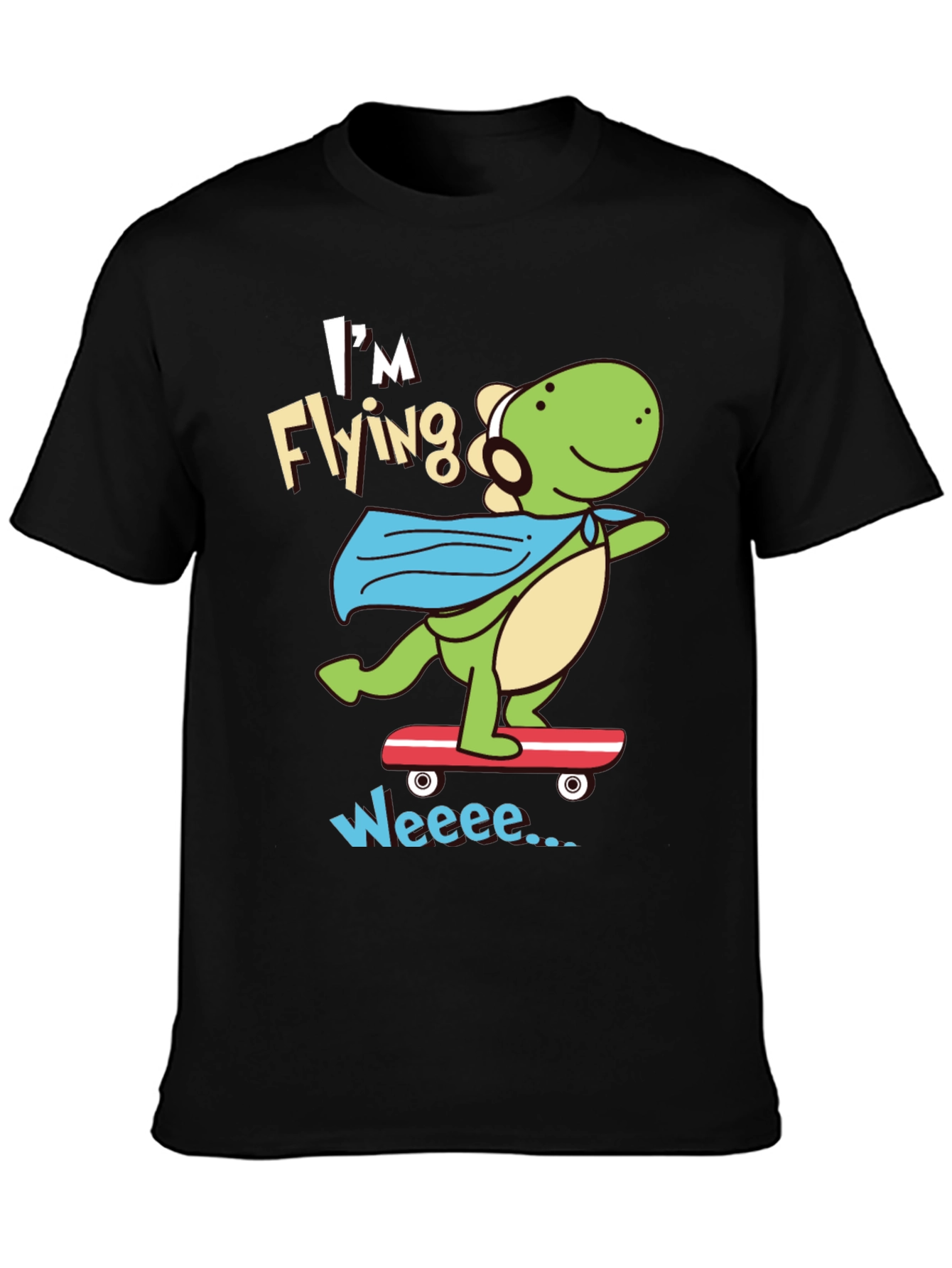 Im Flying Skater Dinosaur T-Shirt