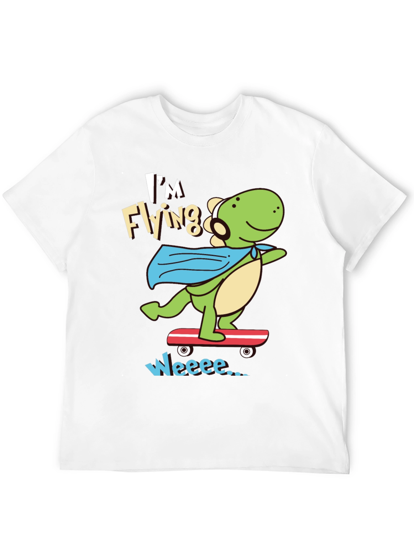 Im Flying Skater Dinosaur T-Shirt