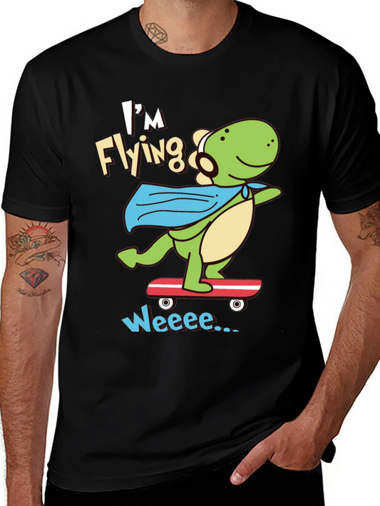 Im Flying Skater Dinosaur T-Shirt