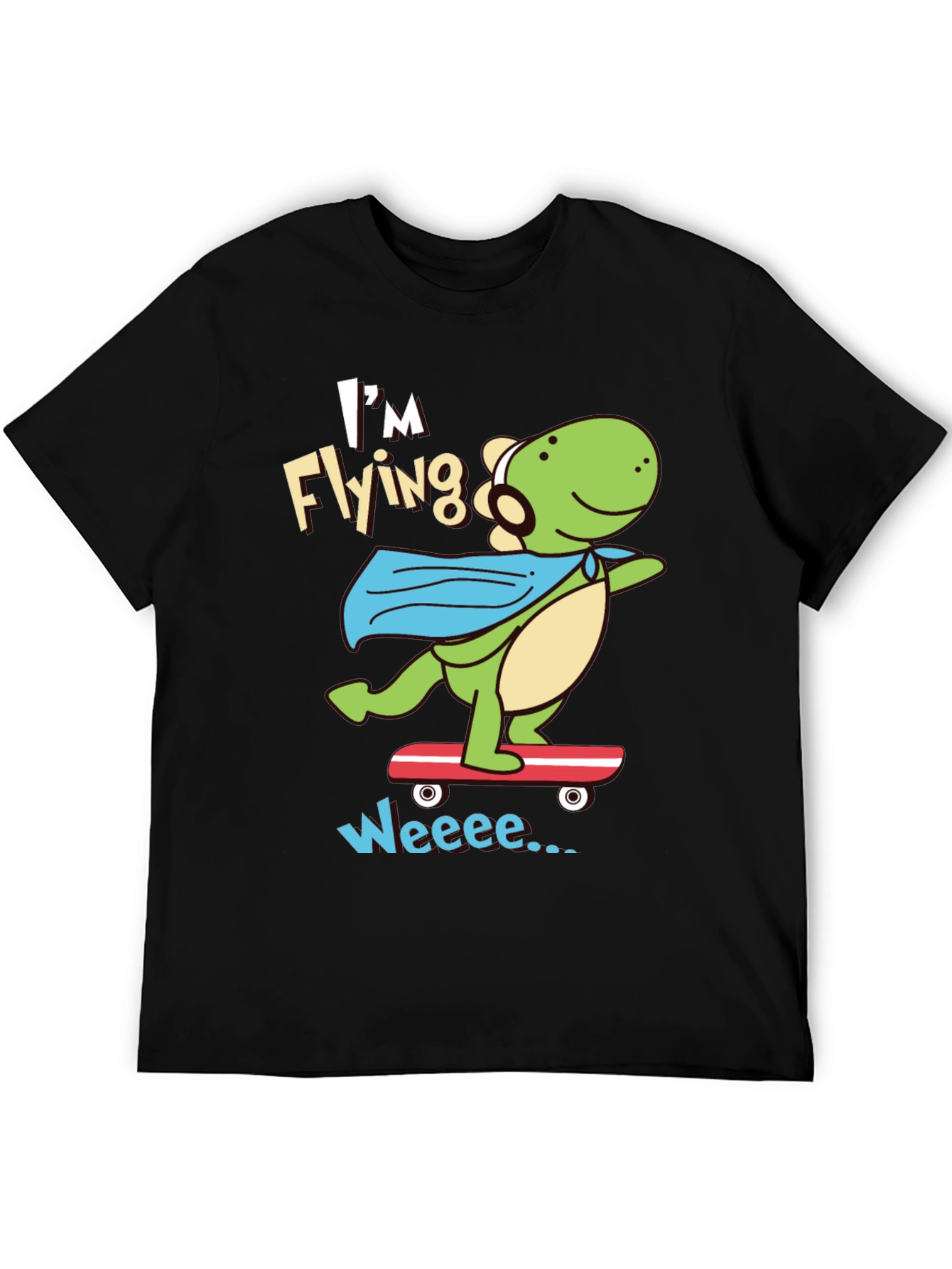 Im Flying Skater Dinosaur T-Shirt