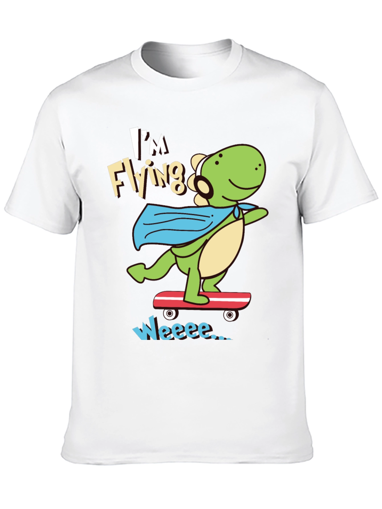 Im Flying Skater Dinosaur T-Shirt