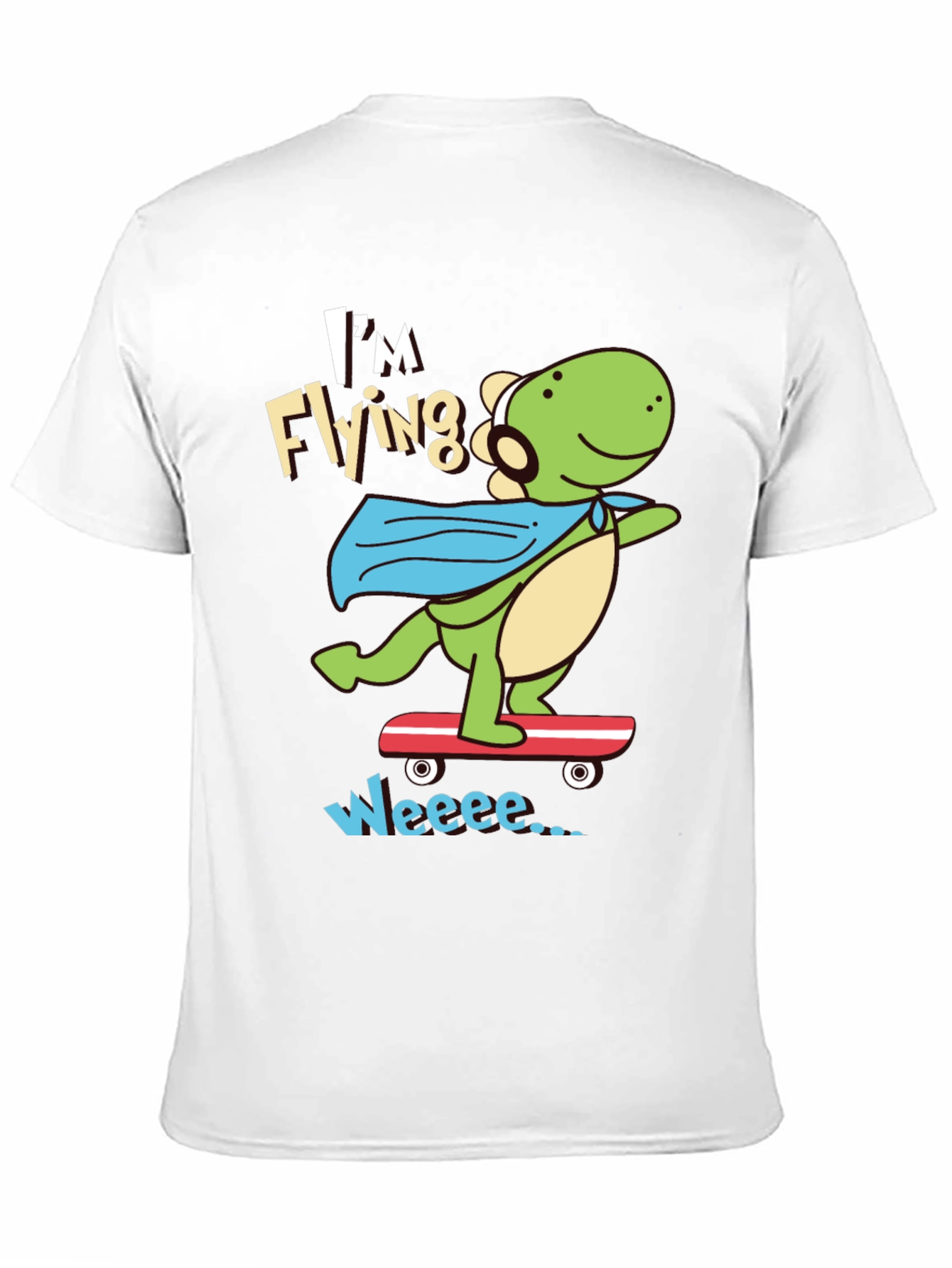 Im Flying Skater Dinosaur T-Shirt