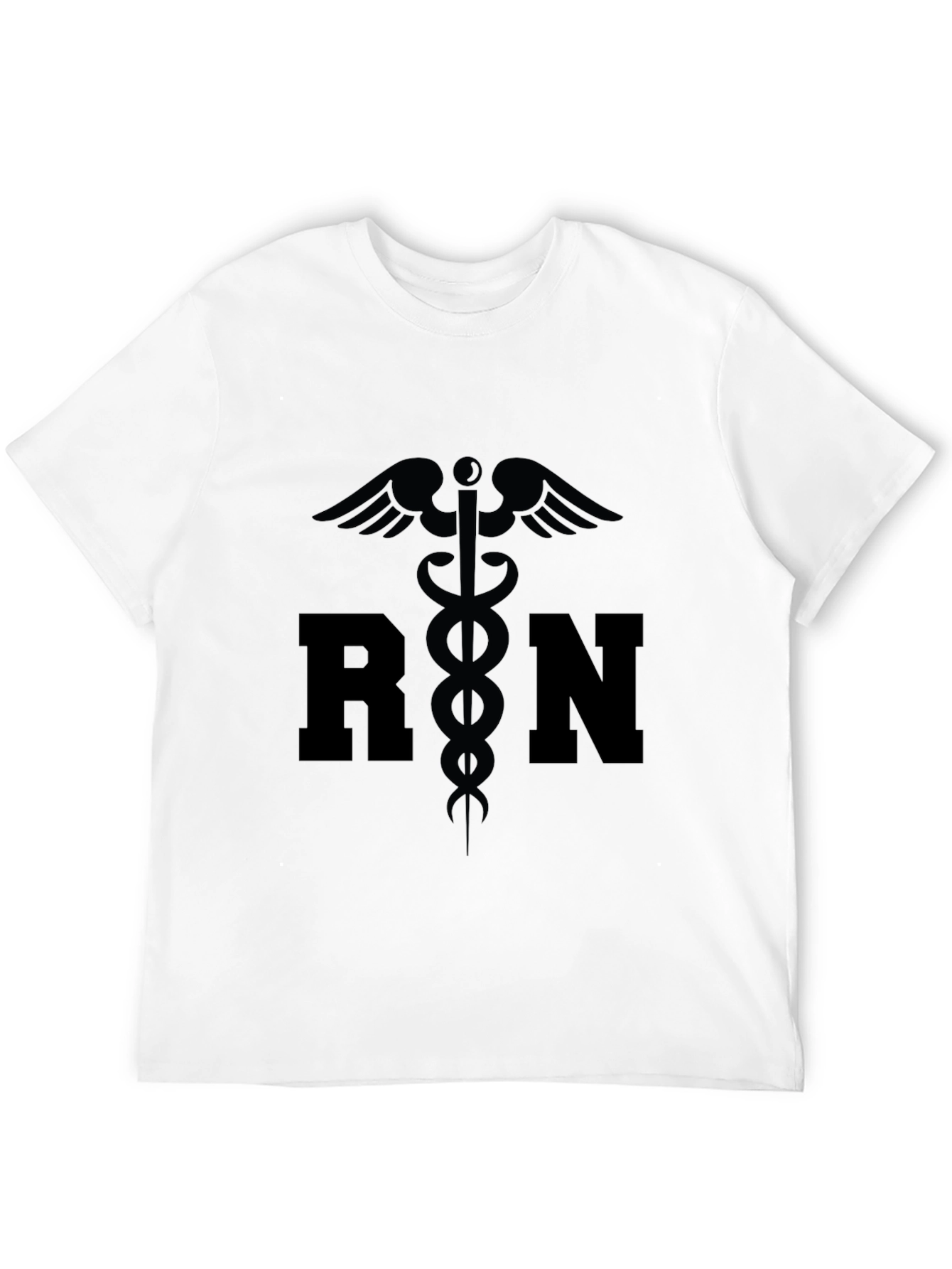 RN Medical Symbol Graphic Tee - Black
