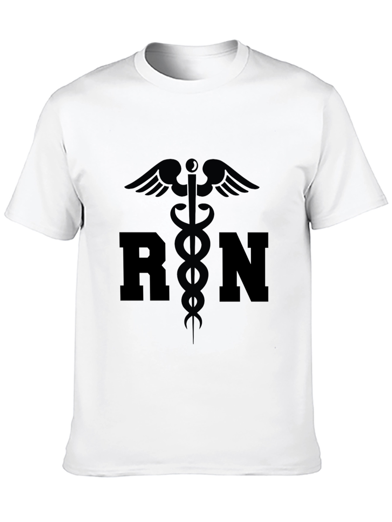 RN Medical Symbol Graphic Tee - Black