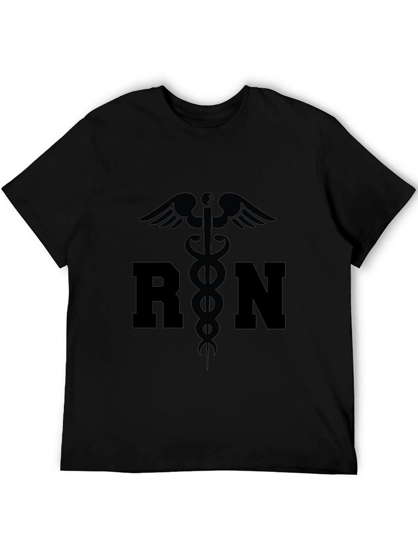 RN Medical Symbol Graphic Tee - Black